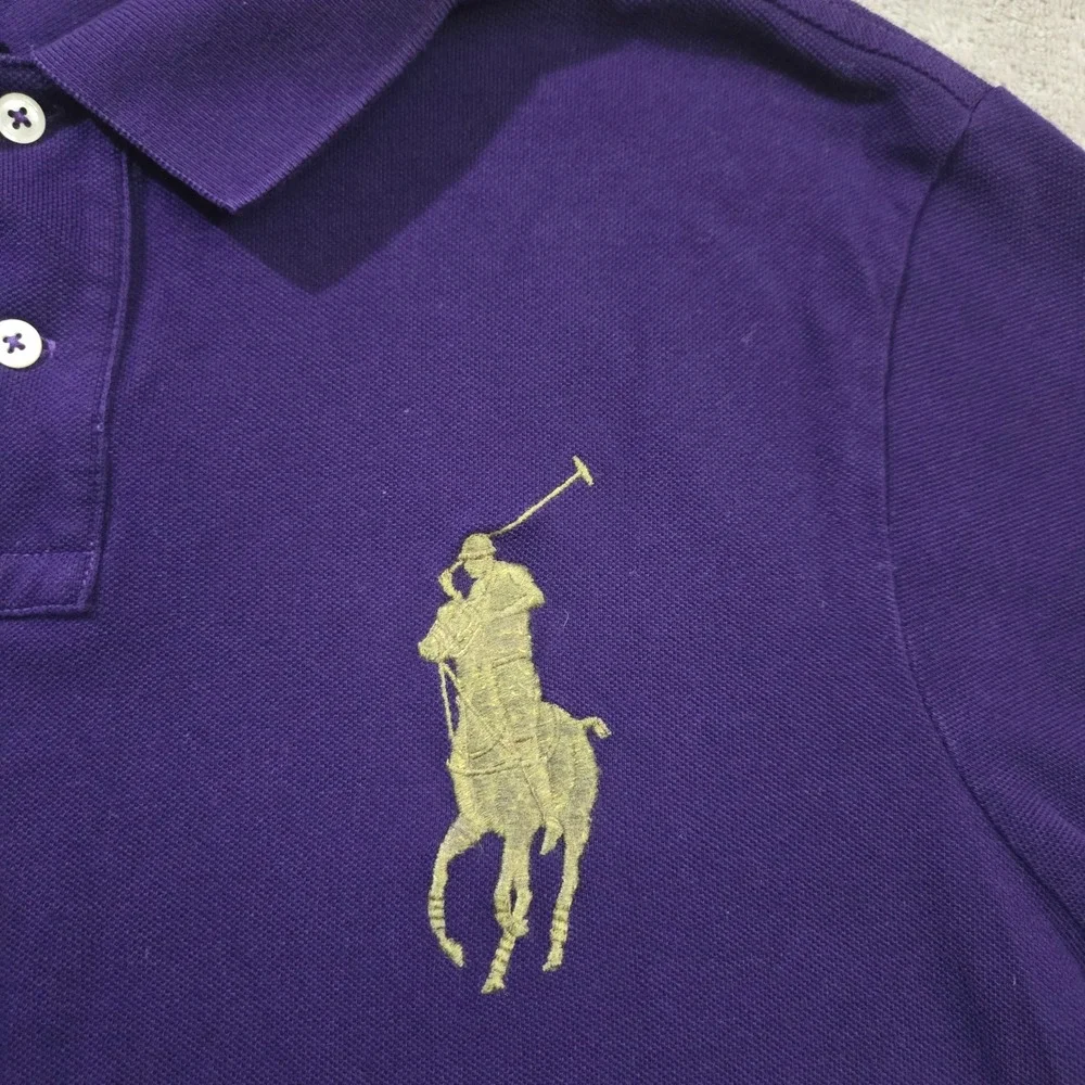 Polo Ralph Lauren Polo Big Pony Shirt Mens Medium Rugby Preppy Collegiate Casual